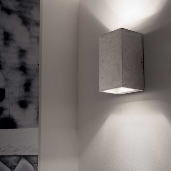 IDEAL LUX Επιτοίχιο Φωτιστικό KOOL 2xGU10 Γκρι Χρώματος – 141275