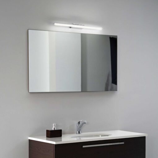 IDEAL LUX Φωτιστικό Καθρέφτη Μπάνιου RIFLESSO LED 11W 3000K IP44 Χρωμίου – 142272
