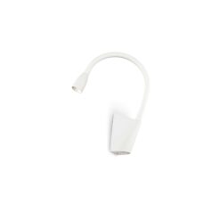 IDEAL LUX Απλίκα Τοίχου Αναγνώστης GOOSE LED 3W 3000K Λευκού Χρώματος – 142708