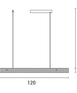 ΦΩΤΙΣΤΙΚΟ ΓΡΑΜΜΙΚΟ ΜΟΝΟΦΩΤΟ LED 25W ΜΑΥΡΟ 3 CCT L120*W5.6*H7CM EUROLAMP – 144-16021