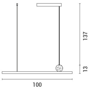 ΦΩΤΙΣΤΙΚΟ ΓΡΑΜΜΙΚΟ ΜΟΝΟΦΩΤΟ LED 20W ΜΑΥΡΟ  3 CCT  L100CM EUROLAMP – 144-16022