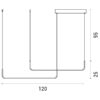 ΦΩΤΙΣΤΙΚΟ ΓΡΑΜΜΙΚΟ ΜΟΝΟΦΩΤΟ LED 40W ΜΑΥΡΟ 3 CCT EUROLAMP – 144-16024