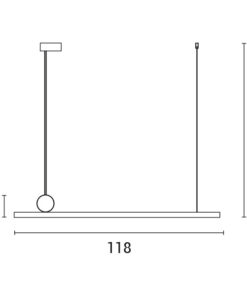 ΦΩΤΙΣΤΙΚΟ ΓΡΑΜΜΙΚΟ ΜΟΝΟΦΩΤΟ LED 25W ΧΡΥΣΟ ΜΑΥΡΟ 3 CCT EUROLAMP – 144-16025