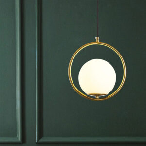 ΦΩΤΙΣΤΙΚΟ ΚΡΕΜΑΣΤΟ ΜΟΝΟΦΩΤΟ Ε27 ΧΡΥΣΟ Φ25*H25CM EUROLAMP – 144-28501