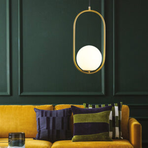 ΦΩΤΙΣΤΙΚΟ ΚΡΕΜΑΣΤΟ ΜΟΝΟΦΩΤΟ Ε27 ΧΡΥΣΟ Φ20*H40CM EUROLAMP – 144-28502