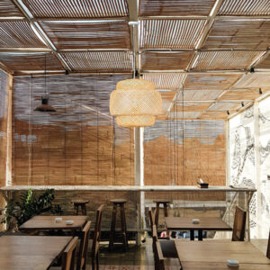 ΦΩΤΙΣΤΙΚΟ ΚΡΕΜΑΣΤΟ ΜΟΝΟΦΩΤΟ Ε27 MAX 60W Ø480×500 BAMBOO EUROLAMP – 144-33013