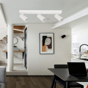 ΣΠΟΤ ΟΡΟΦΗΣ ΤΡΙΠΛΟ GU10 S1901 ΛΕΥΚΟ EUROLAMP 144-60008