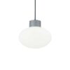 IDEAL LUX Κρεμαστό Φωτιστικό CLIO 1xE27 IP44 Γκρι Χρώματος – 144238