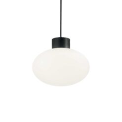 IDEAL LUX Κρεμαστό Φωτιστικό CLIO 1xE27 IP44 Μαύρου Χρώματος – 144245