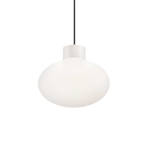 IDEAL LUX Κρεμαστό Φωτιστικό CLIO 1xE27 IP44 Λευκού Χρώματος – 144252