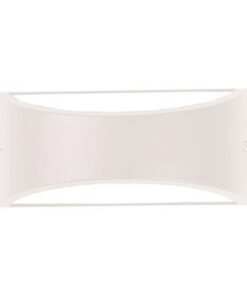 ΑΠΛΙΚΑ ΤΟΙΧΟΥ ΟΒΑΛ E27 220X99X100 IP54 ΛΕΥΚΗ PRO EUROLAMP – 145-20213