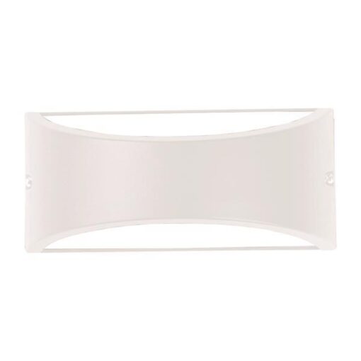 ΑΠΛΙΚΑ ΤΟΙΧΟΥ ΟΒΑΛ E27  220X99X100 IP54 ΛΕΥΚΗ PRO EUROLAMP – 145-20213