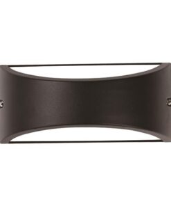 ΑΠΛΙΚΑ ΤΟΙΧΟΥ ΟΒΑΛ E27 MAX 10W LED 220X99X100 IP54 ΜΑΥΡΗ PRO EUROLAMP – 145-20214