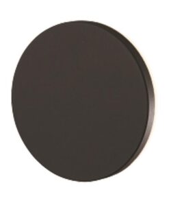 ΑΠΛΙΚΑ ΤΟΙΧΟΥ ΣΤΡΟΓΓΥΛΗ LED 10W Φ150X50 3000K IP54 ΜΑΥΡΗ PRO EUROLAMP – 145-20218