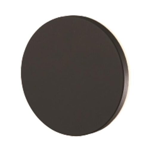 ΑΠΛΙΚΑ ΤΟΙΧΟΥ ΣΤΡΟΓΓΥΛΗ LED 10W Φ150X50 3000K IP54 ΜΑΥΡΗ PRO EUROLAMP – 145-20218