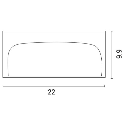 ΑΠΛΙΚΑ ΤΟΙΧΟΥ LM03 ΟΒΑΛ E27 220x99x100 IP54 ΜΑΥΡΗ PRO EUROLAMP – 145-20231