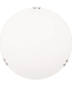 ΠΛΑΦΟΝΙΕΡΑ ΤΟΙΧΟΥ “PAROS” Φ30 Ε27 ΛΕΥΚΟ/ ΝΙΚΕΛ EUROLAMP – 145-22404