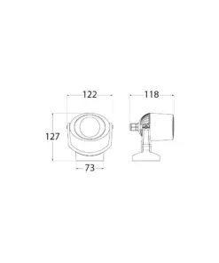 FUMAGALLI MINITOMMY EL SPIKE ΠΡΟΒΟΛΕΑΣ ΓΚΡΙ ΜΕ ΚΑΡΦΙ 3,5W GU10 310x122x135mm 2CCT (2700/4000K) EUROLAMP – 145-26107