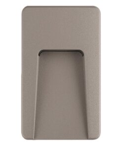 ΦΩΤΙΣΤΙΚΟ ΤΟΙΧΟΥ SLIM LED 3W IP65 230V 90X150MM ΓΚΡΙ PRO EUROLAMP – 145-52023
