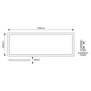 ΦΩΤΙΣΤΙΚΟ BACKLIGΗΤ UGR19 120X30  27-34-40-45W 4000Κ 220-240V ΛΕΥΚΟ EUROLAMP – 145-56234