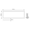ΦΩΤΙΣΤΙΚΟ BACKLIGΗΤ UGR19 120X30  27-34-40-45W 3000Κ 220-240V ΛΕΥΚΟ EUROLAMP – 145-56235