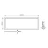 ΦΩΤΙΣΤΙΚΟ ΕΞΩΤΕΡΙΚΟ BACKLIGΗΤ UGR19 120X30  27-34-40-45W 4000Κ 220-240V/AC ΜΑΥΡΟ EUROLAMP – 145-56254