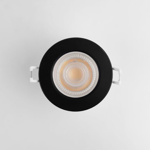 ΣΠΟΤ ΧΩΝΕΥΤΟ ΣΤΕΓΑΝΟ ΣΤΑΘΕΡΟ 5.5W Φ90 TRIAC 3CCT IP65 ΛΕΥΚΟ +ΜΑΥΡΟ ΚΑΠΑΚΙ EUROLAMP – 145-68905