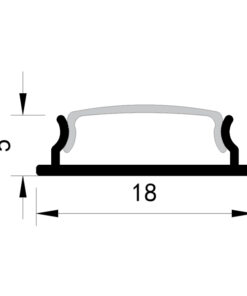 ΠΡΟΦΙΛ ΕΥΚΑΜΠΤΟ ΕΞΩΤΕΡΙΚΟ 2000*10*10 90° EUROLAMP – 145-70904