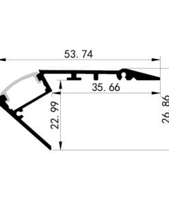 ΠΡΟΦΙΛ ΕΞΩΤΕΡΙΚΟ ΓΙΑ ΣΚΑΛΑ 2000*73,75*35,66*26,86 PLUS EUROLAMP – 145-70963