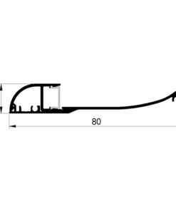 ΠΡΟΦΙΛ ΕΞΩΤΕΡΙΚΟ ΣΟΒΑ ΝΤΕΠΙ 2000*13,5*80 PLUS EUROLAMP – 145-70964
