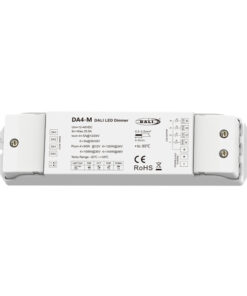 DIMMER DALI LED ''DA4-M'' 4 ΚΑΝΑΛΙΑ 12-24VDC/4CH*5A 36-48VDC/4CH*3A EUROLAMP – 145-71606