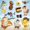 Pirates αυτοκόλλητα 3 επιπέδων M Ango – 14502