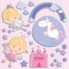 Happy Fairies αυτοκόλλητα 3 επιπέδων M Ango – 14503