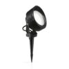 IDEAL LUX Φωτιστικό Κήπου Καρφωτό LITIO 1xGX53 IP66 Μαύρου Χρώματος – 145358