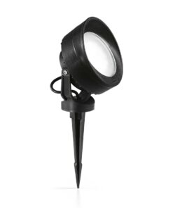 IDEAL LUX Φωτιστικό Κήπου Καρφωτό LITIO 1xGX53 IP66 Μαύρου Χρώματος – 145358