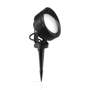 IDEAL LUX Φωτιστικό Κήπου Καρφωτό LITIO 1xGX53 IP66 Μαύρου Χρώματος – 145358