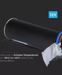 Χωνευτό Φωτιστικό Δαπέδου LED 0.5W Στρογγυλό Ασημί V-TAC IP67 12V Θερμό 3000K – 211463