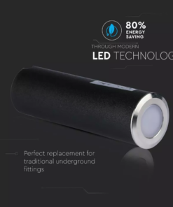 Χωνευτό Φωτιστικό Δαπέδου LED 0.5W Στρογγυλό Ασημί V-TAC IP67 12V Θερμό 3000K – 211463