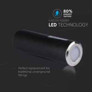 Χωνευτό Φωτιστικό Δαπέδου LED 0.5W Στρογγυλό Ασημί V-TAC IP67 12V Θερμό 3000K – 211463
