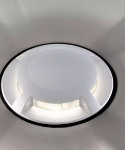 Χωνευτό φωτιστικό LED σκάλας 1W Στρογγυλό μαύρο, λευκο 4000K Φυσικό λευκό IP67 με τέσσερα ανοίγματα V-TAC – 1471