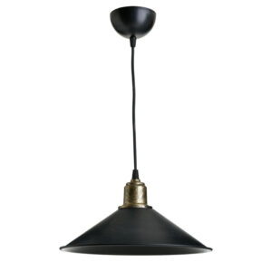 Φωτιστικό οροφής PWL-0964 pakoworld μαύρο-bronze antique Φ30×62εκ 147-000011