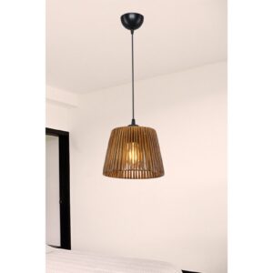 Φωτιστικό οροφής PWL-1116 pakoworld Ε27 καφέ Φ20x60cm 147-000061