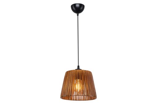 Φωτιστικό οροφής PWL-1116 pakoworld Ε27 καφέ Φ20x60cm 147-000061