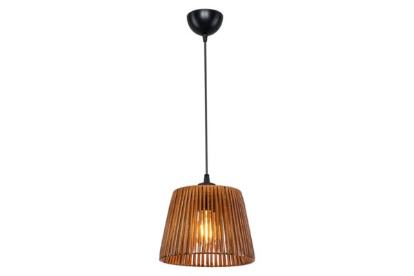 Φωτιστικό οροφής PWL-1116 pakoworld Ε27 καφέ Φ20x60cm 147-000061