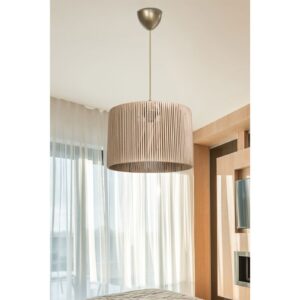Ceiling light PWL-1118 pakoworld Å27 natural D30x75cm 147-000063