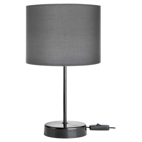 Table lamp PWL-1183 pakoworld Å27 anthracite-black D22x36.5cm 147-000098