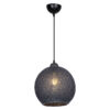 Ceiling light Leshia pakoworld Å27 grey D26x72cm 147-000118