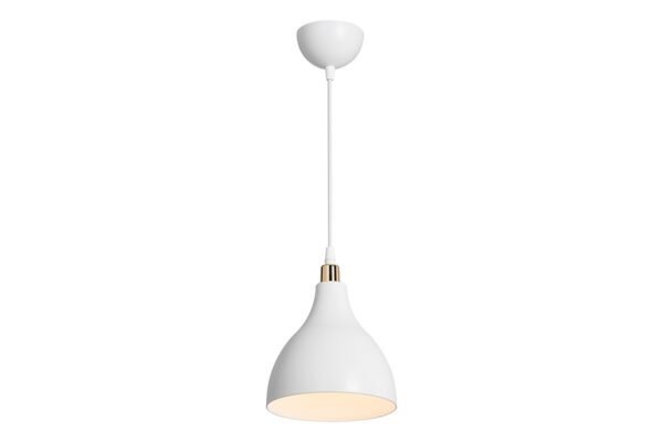 Φωτιστικό οροφής μονόφωτο Lofty pakoworld Ε27 λευκό Φ18×56εκ 147-000130