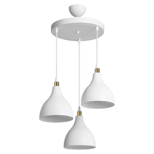 Ceiling light Lofty pakoworld Å27 white D40x80cm 147-000132