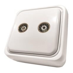 ΠΡΙΖΑ ΜΙΝΙ TV & FM ΤΕΡΜΑΤΙΚΗ ΛΕΥΚΗ IP20 EUROLAMP – 147-16242